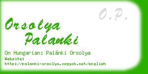 orsolya palanki business card